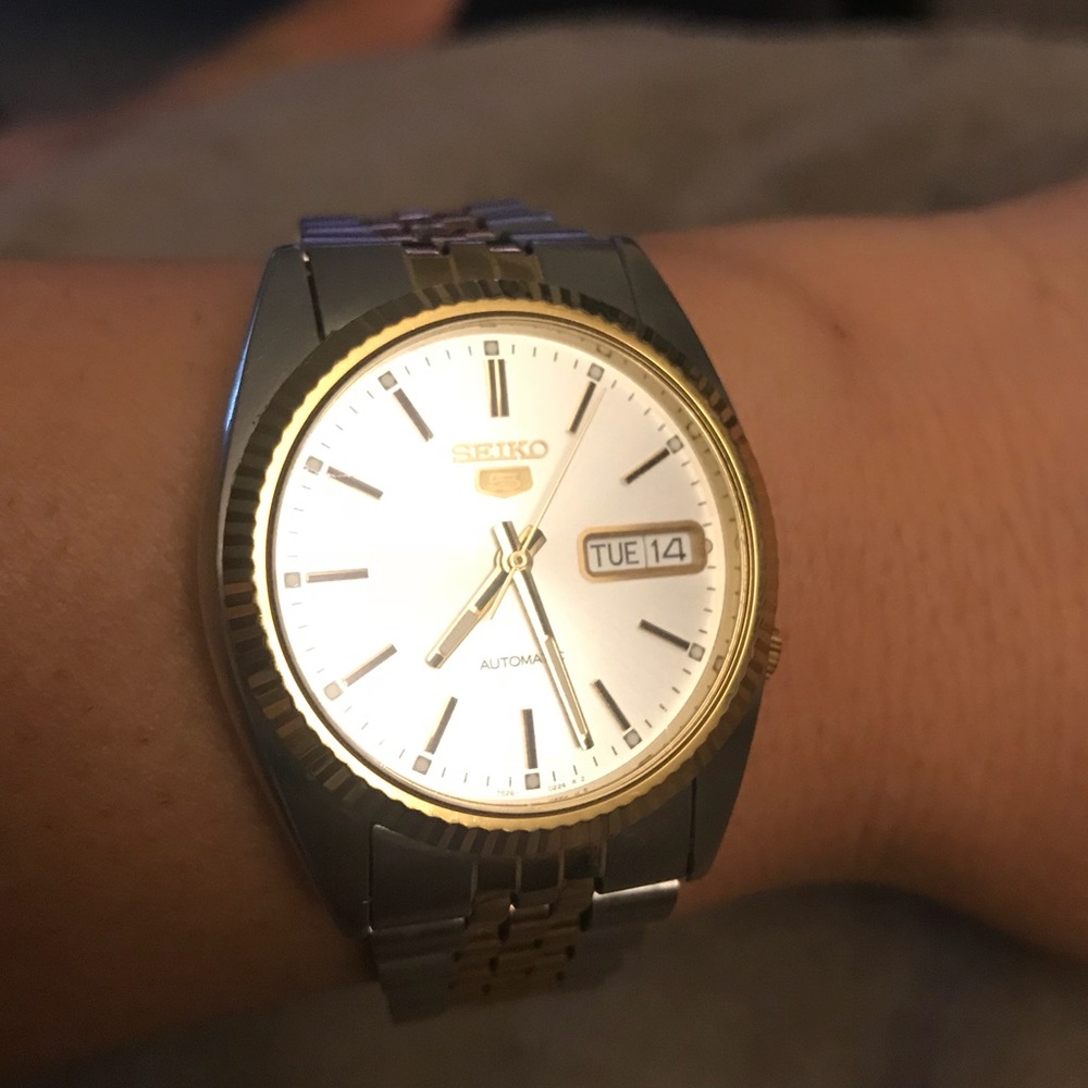 Seiko 5 Automatic Watch 2 Tone
